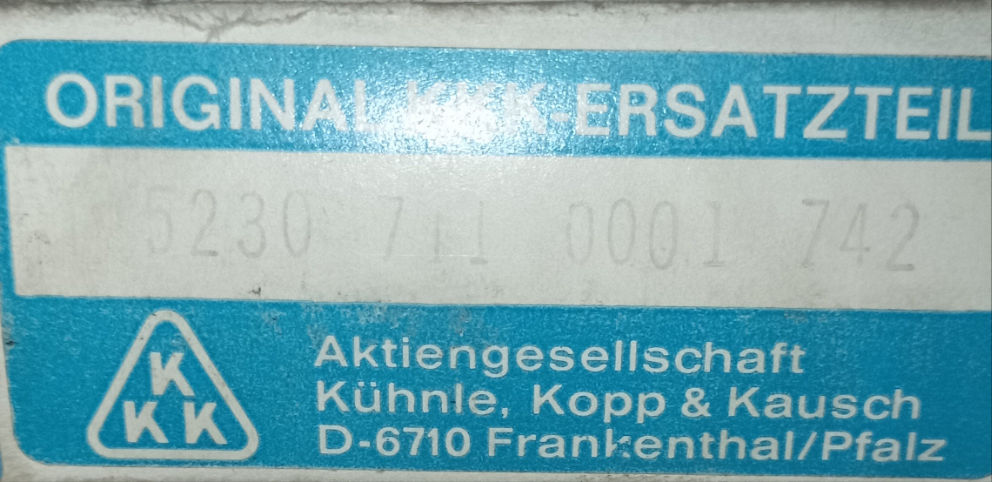 Kit revisione turbo KKK