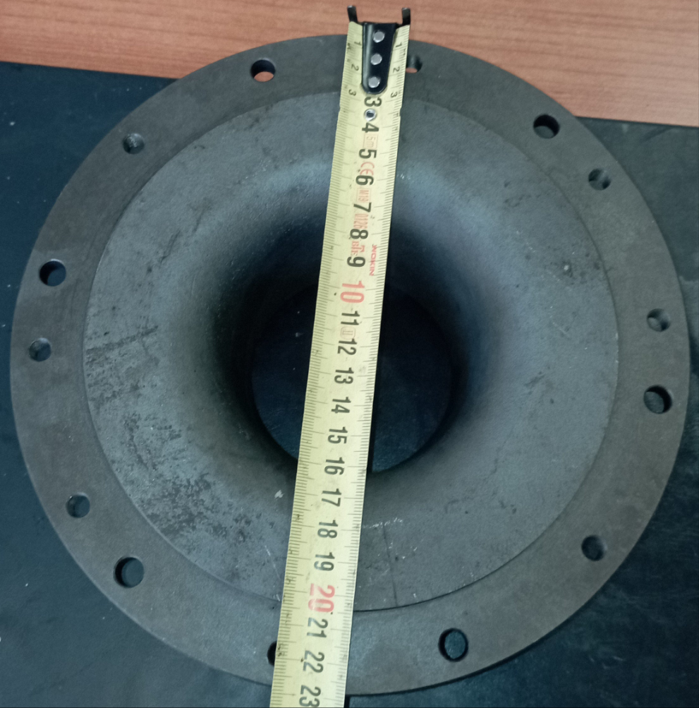 Flangia accoppiamento filtro turbina