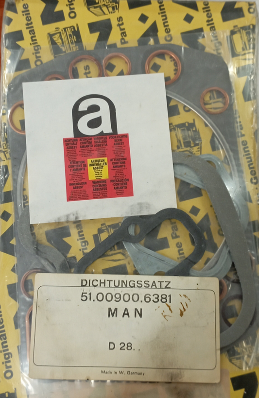 Kit guarnizioni testa cilindro originale motori MAN D 28 51.00900.6381