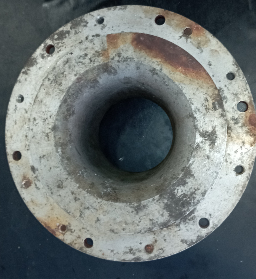 Flangia di accoppiamento filtro turbina usata