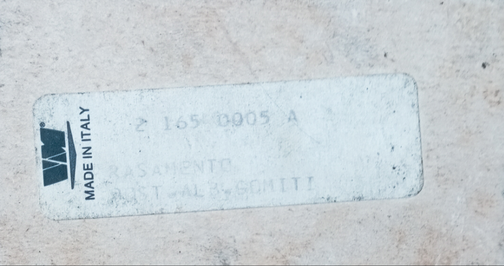 Coppia rasamento posteriore albero gomiti motori VM