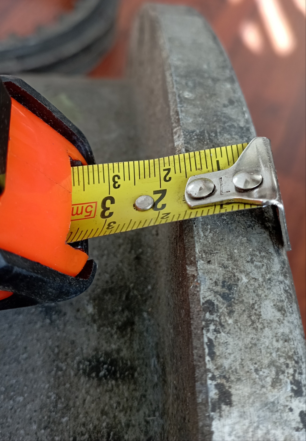 Flangia accoppiamento giunto fra invertitore e motore