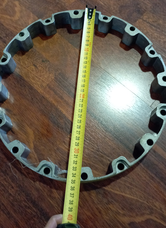 Corona dentata in alluminio