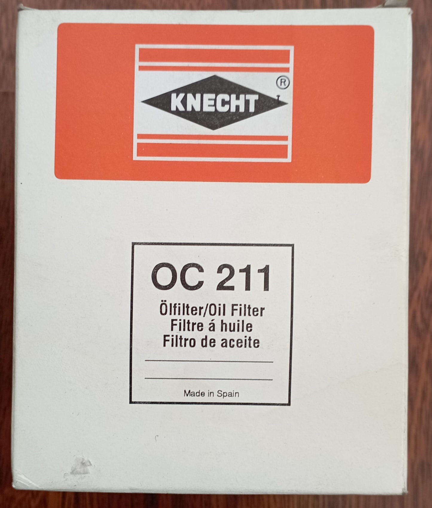 Filtro olio KNECHT OC211