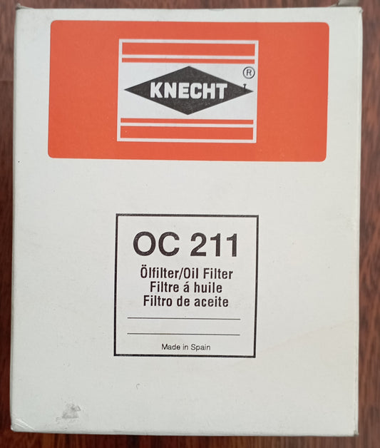 Filtro olio KNECHT OC211