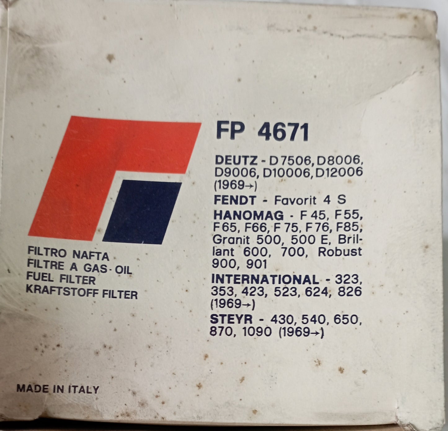 Filtri gasolio Fiaam FP 4671