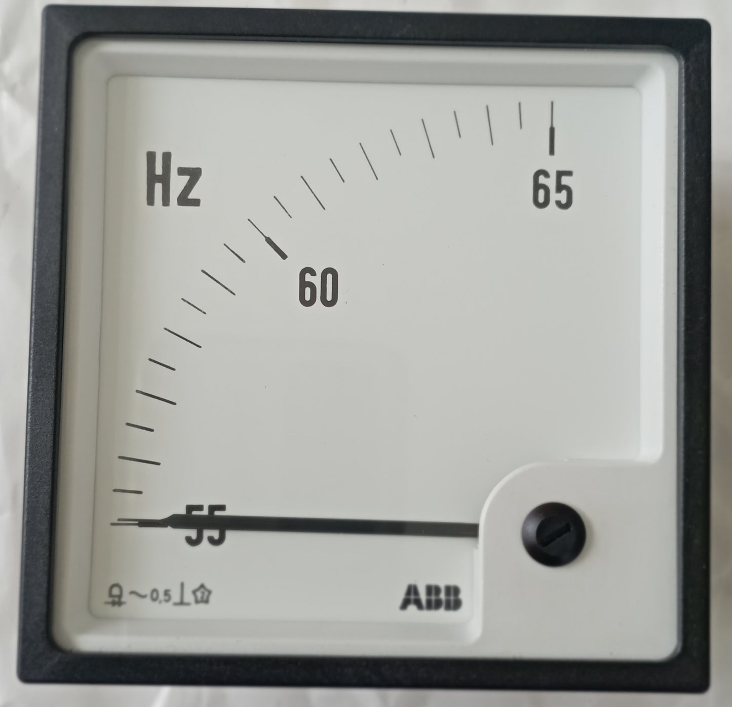 Misuratore di frequenza ABB Puntatore 55-65 Hz 100 V NUOVO