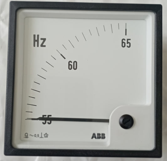 Misuratore di frequenza ABB Puntatore 55-65 Hz 100 V NUOVO