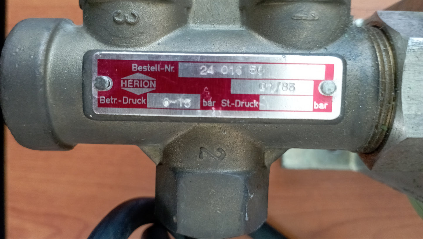 ELETTROVALVOLA HERION. VALVOLA DIREZIONALE 24V