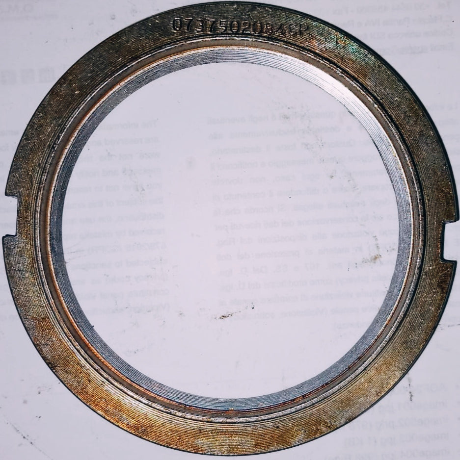 Ghiera Zf per invertitore modello P-7300 PK-5100
Codice originale ZF: 0737502084