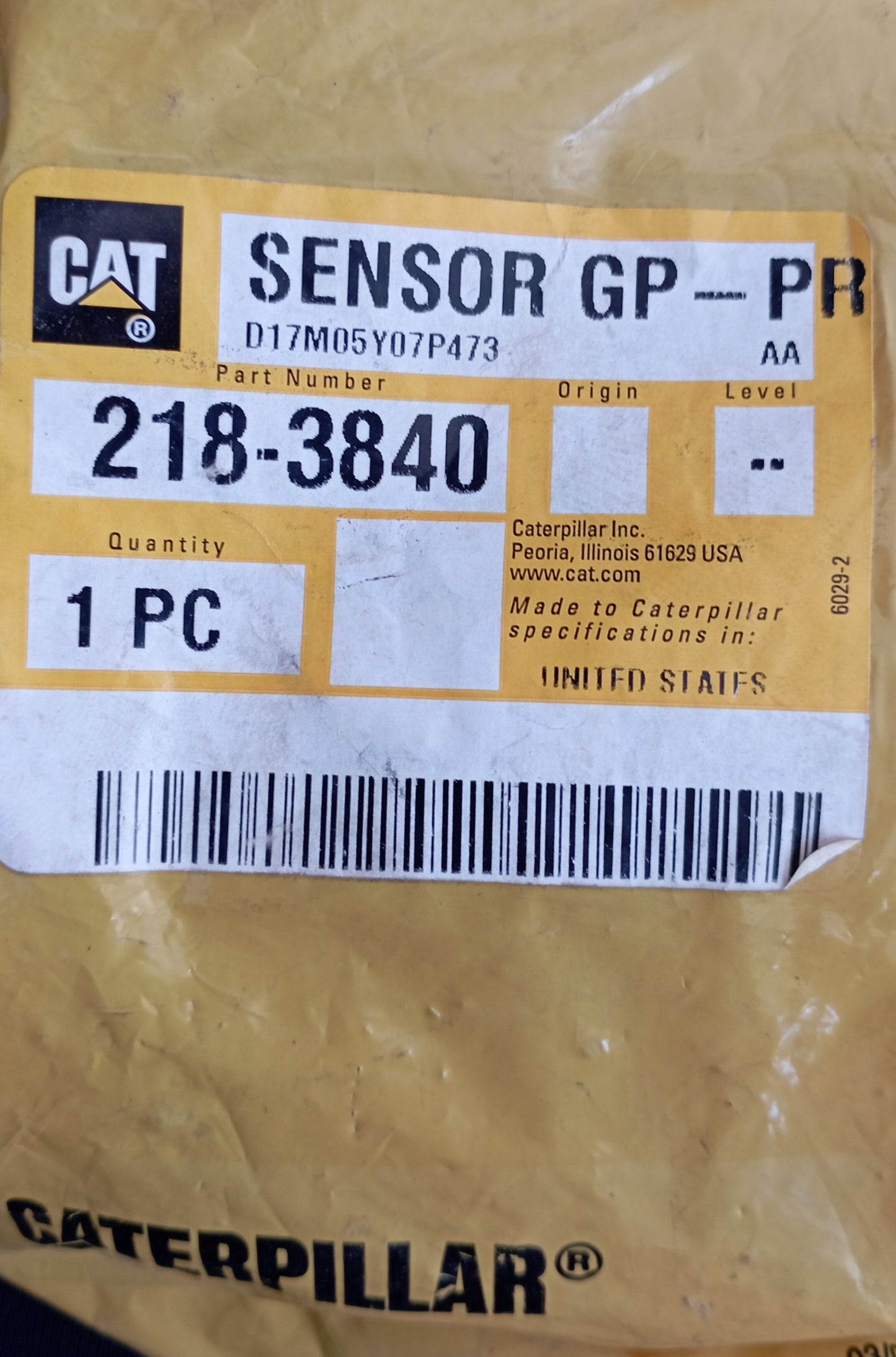 Sensore CAT 218-3840