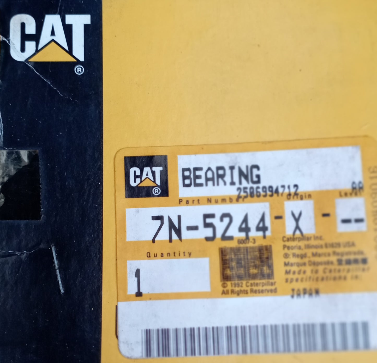 CUSCINETTO 7N-5244 Caterpillar