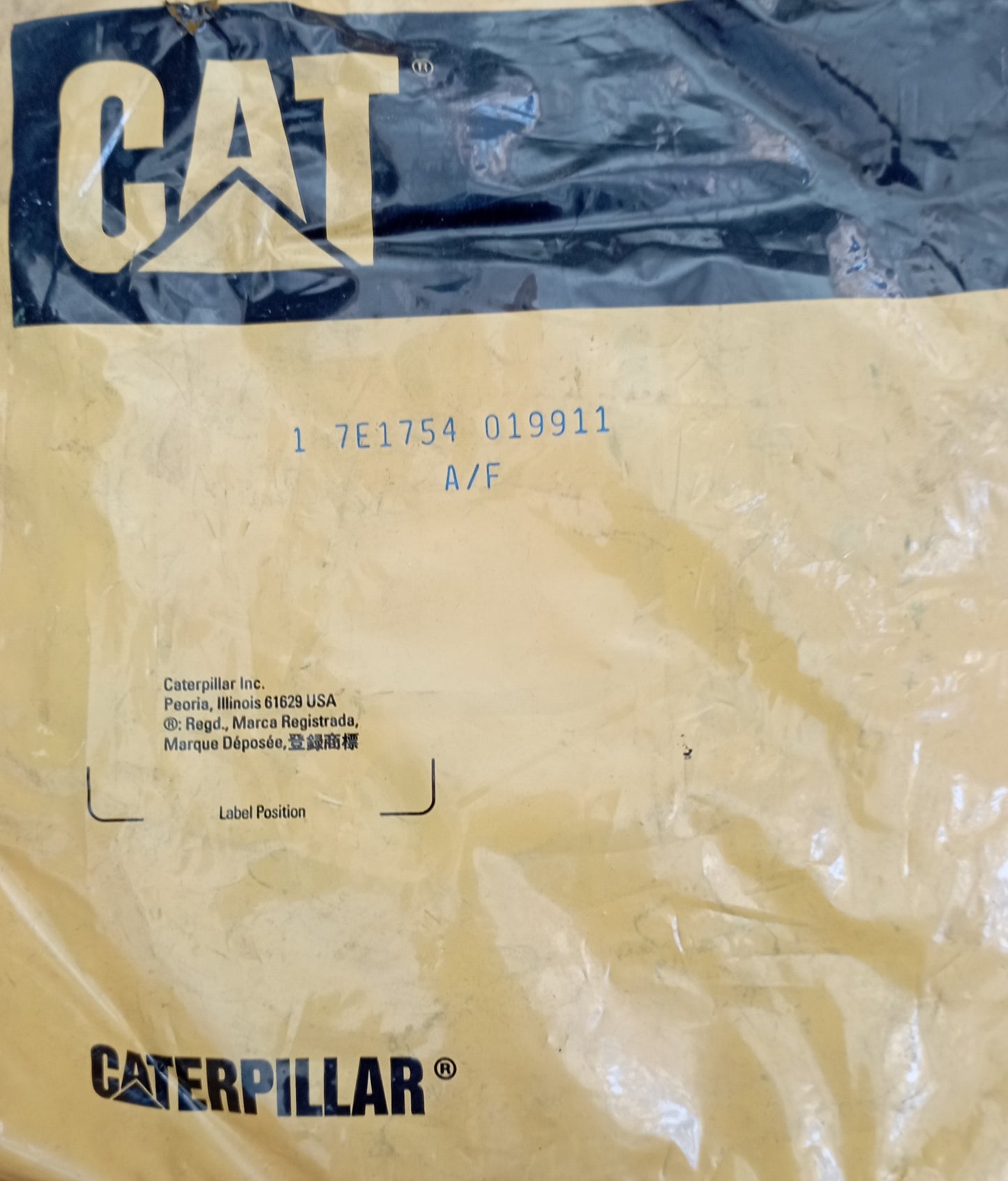 Guarnizione CAT 1 7E1754 019911 A/F