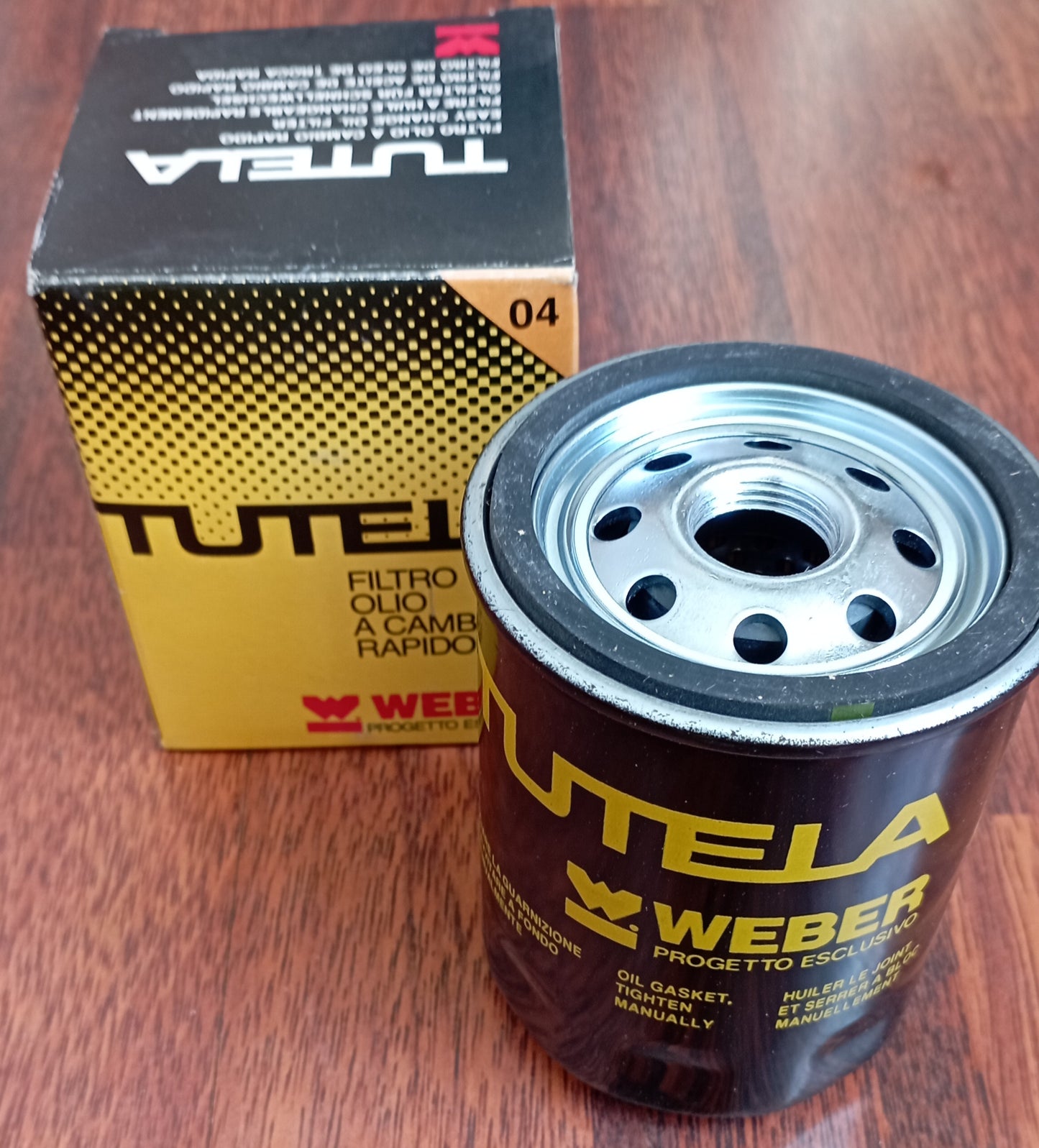 Filtro olio motore Tutela Weber cod. 04 20x1.5