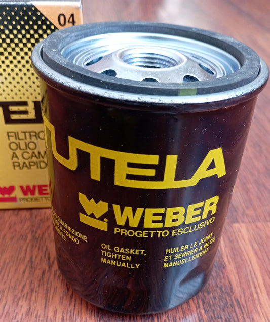 Filtro olio motore Tutela Weber cod. 04 20x1.5