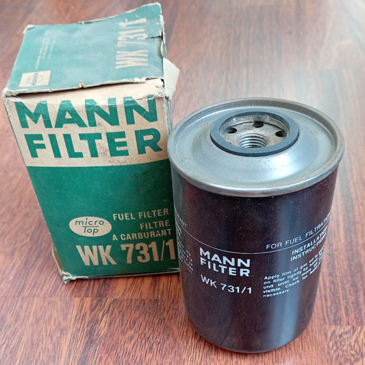 MANN-FILTER WK 731/1 Filtro carburante
Filtro ad avvitamento
Numero articolo: WK 731/1
EAN: 2049641040000