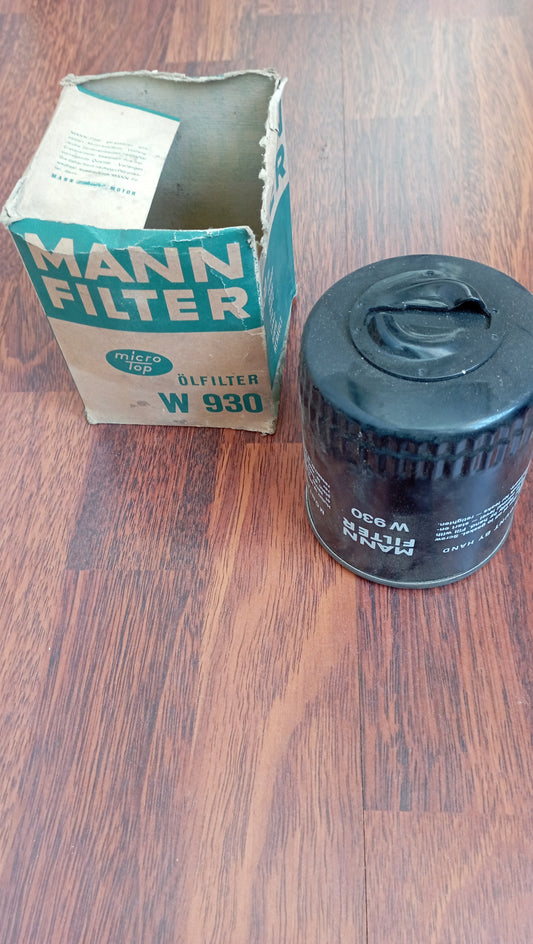 MANN-FILTER W 930 Filtro olio
3/4-16 UNF, con una valvola blocco arretramento, Filtro ad avvitamento