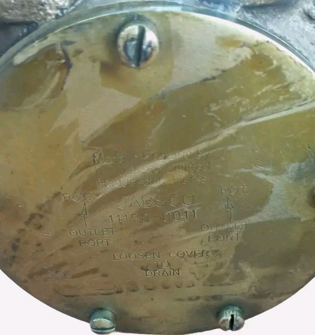 Pompa JABSCO completa di puleggia code 11150-0011