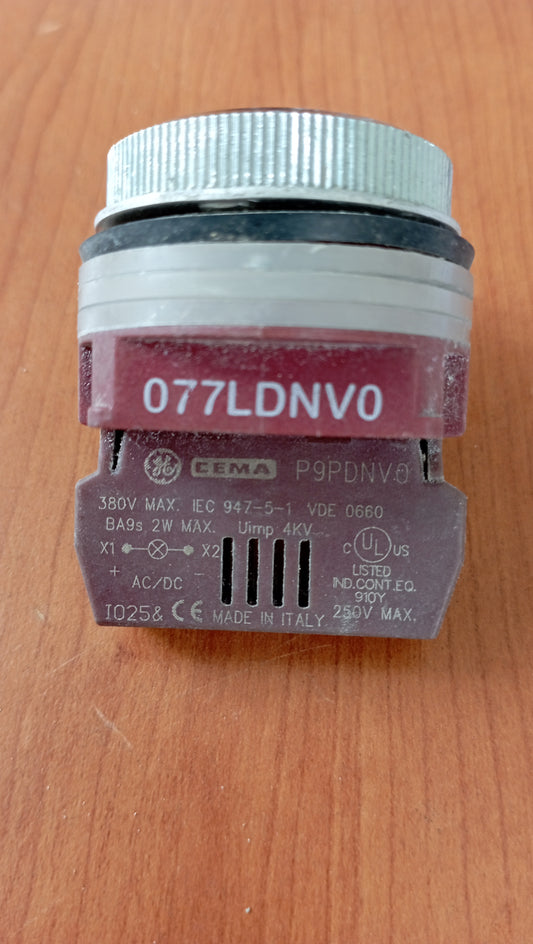 Cema (General Electric)

Prodotto -077LDNV0 PORTALAMPADA MULTITENSIONE, COMPRENSIVO DI CONTATTO CEMA