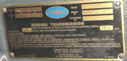 INVERTITORE MARINO TWIN DISCH MG5061 NUOVO