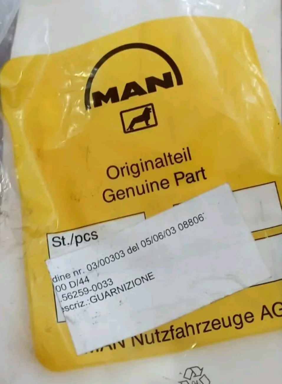 Guarnizione MAN 06.56259-0033