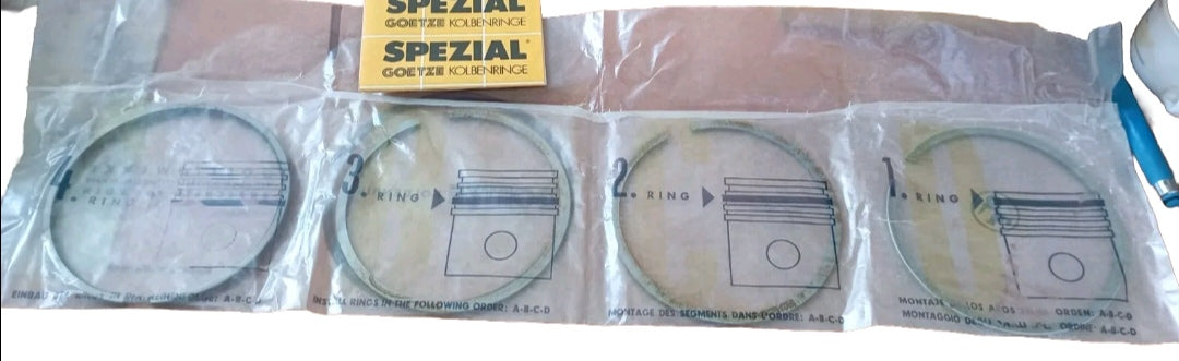 Fasce elastiche, anelli,  per pistoni DEUTZ F2 L 912 - BF 2 L 912 - 2 zyl