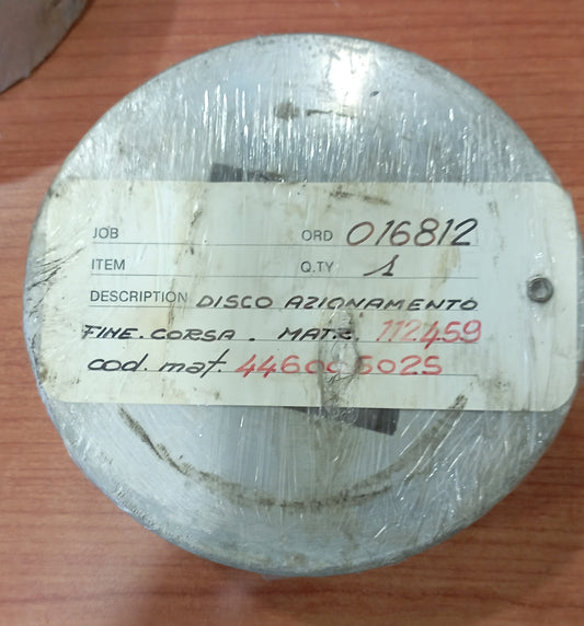 Disco azionamento fine corsa