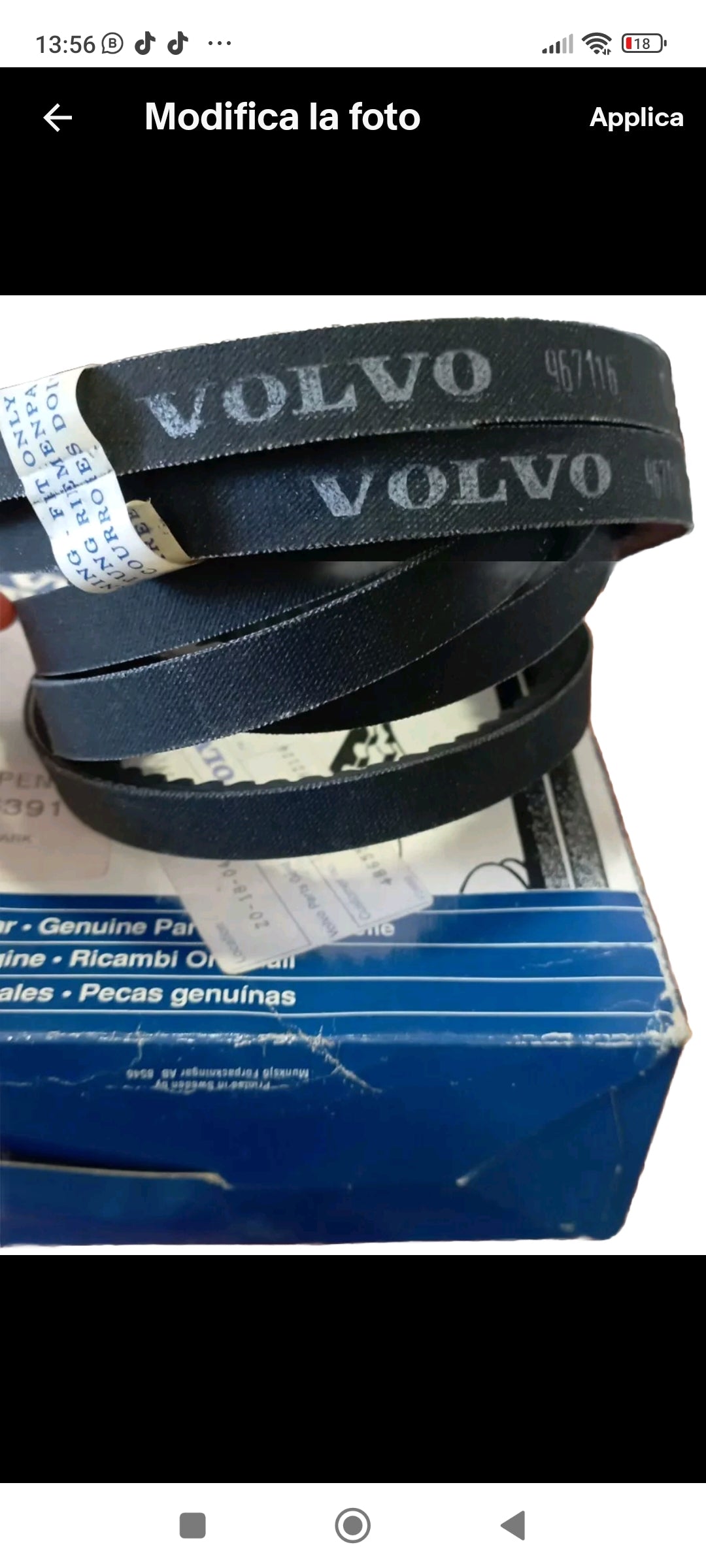 CINGHIA VOLVO PENTA 966391