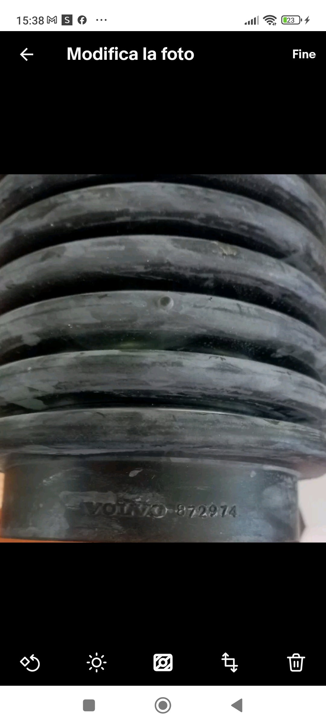 CUFFIA SCARICO VOLVO PENTA 872974