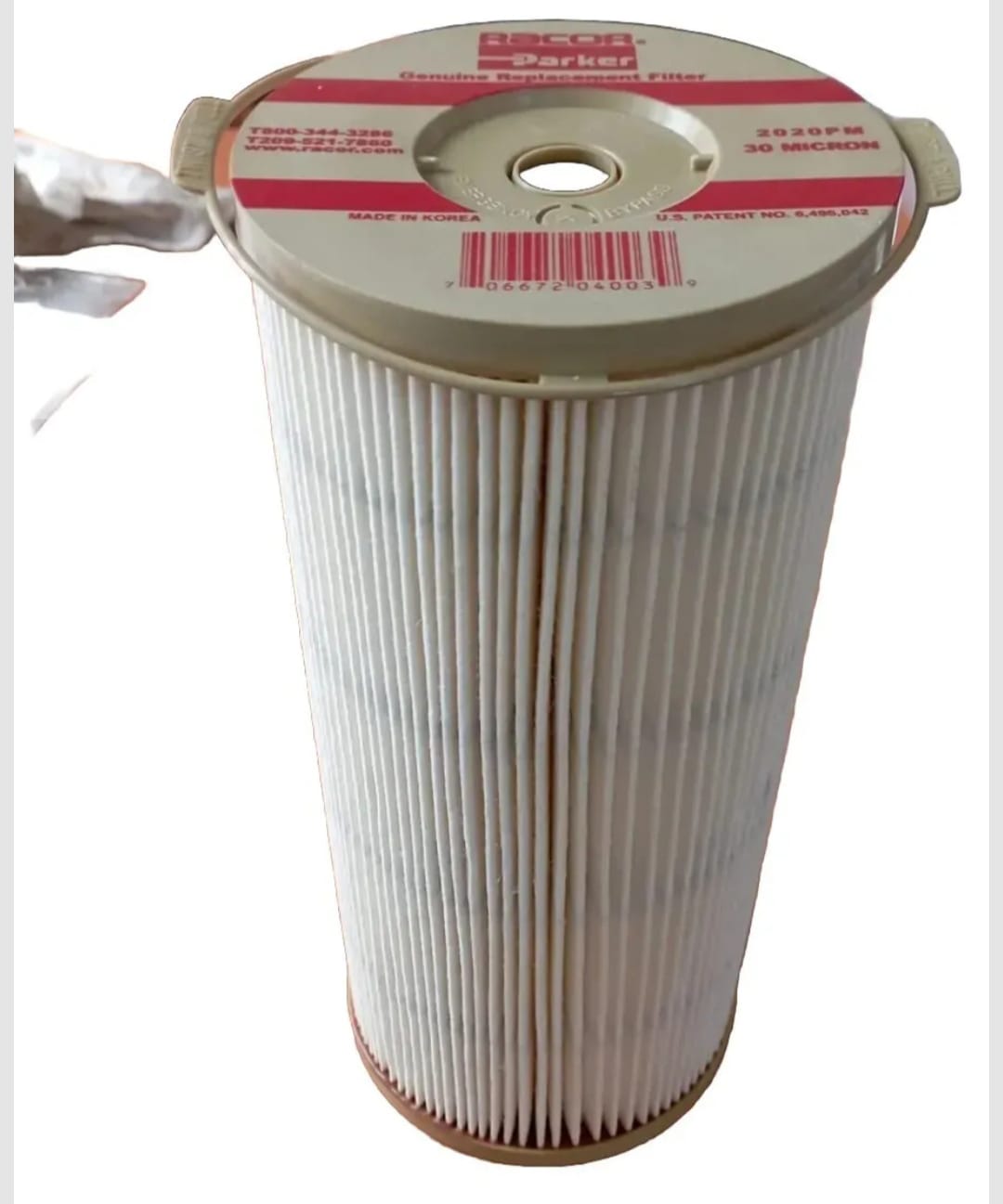 FILTRO DI RICAMBIO RACOR ORIGINALE 1000 MA 30 MICRON 2020PM CON GUARNIZIONE