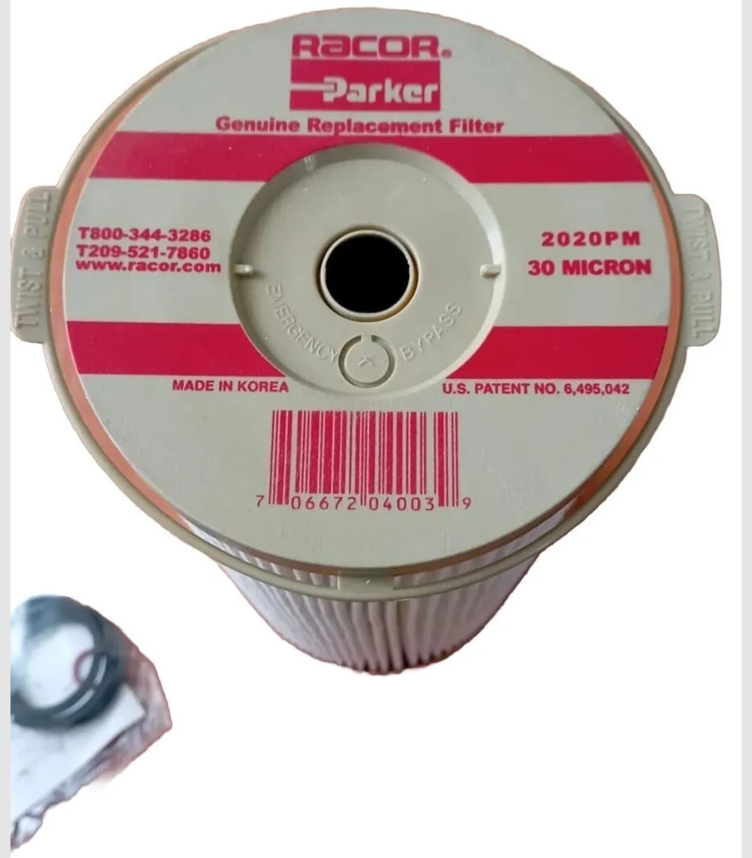 FILTRO DI RICAMBIO RACOR ORIGINALE 1000 MA 30 MICRON 2020PM CON GUARNIZIONE