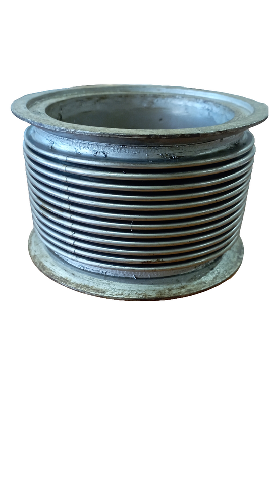 Compensatore di scarico, tronchetto di scarico in acciaio inox a 12 spire