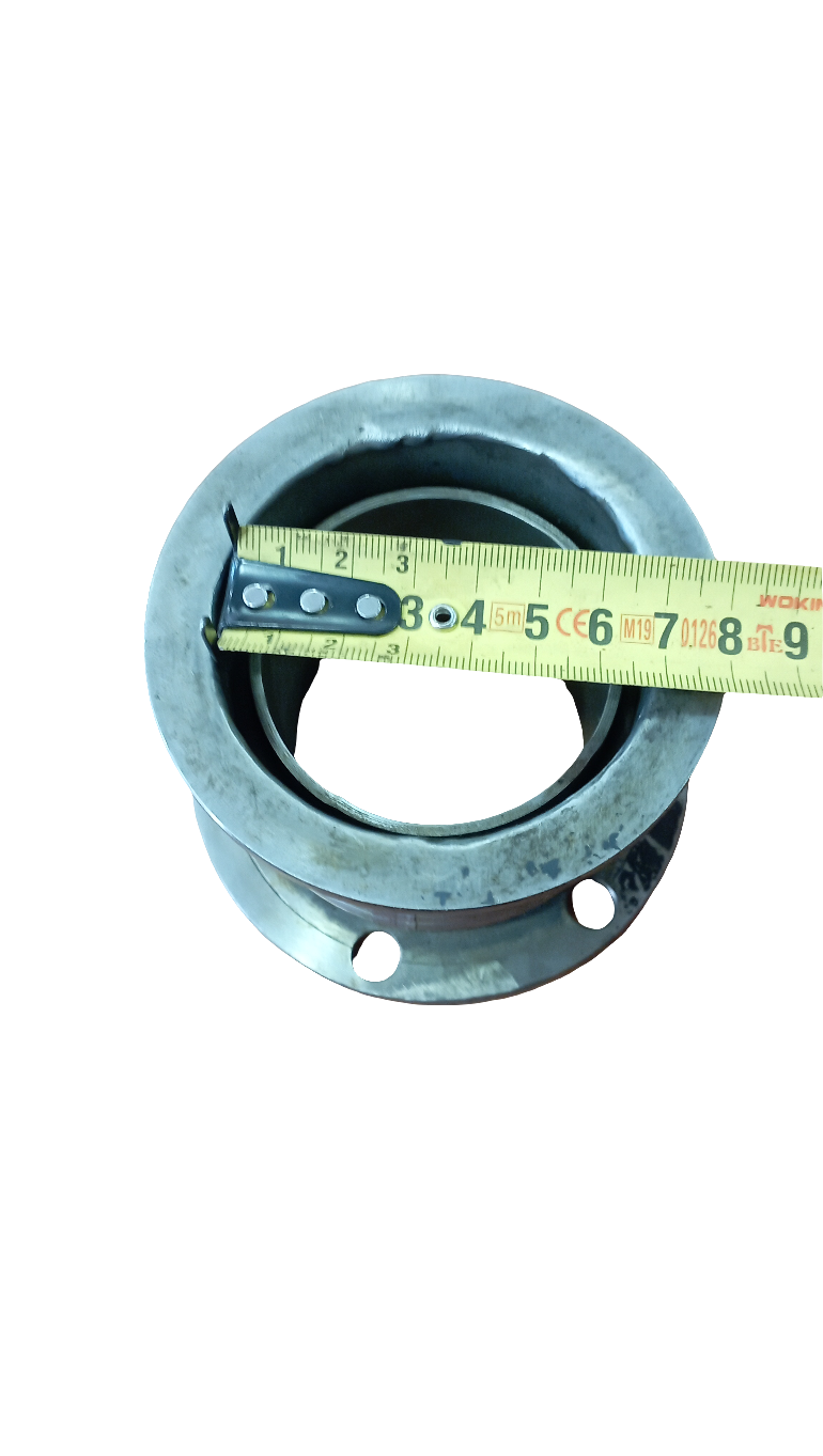 Soffietto compensatore, tronchetto di scarico in acciaio inox