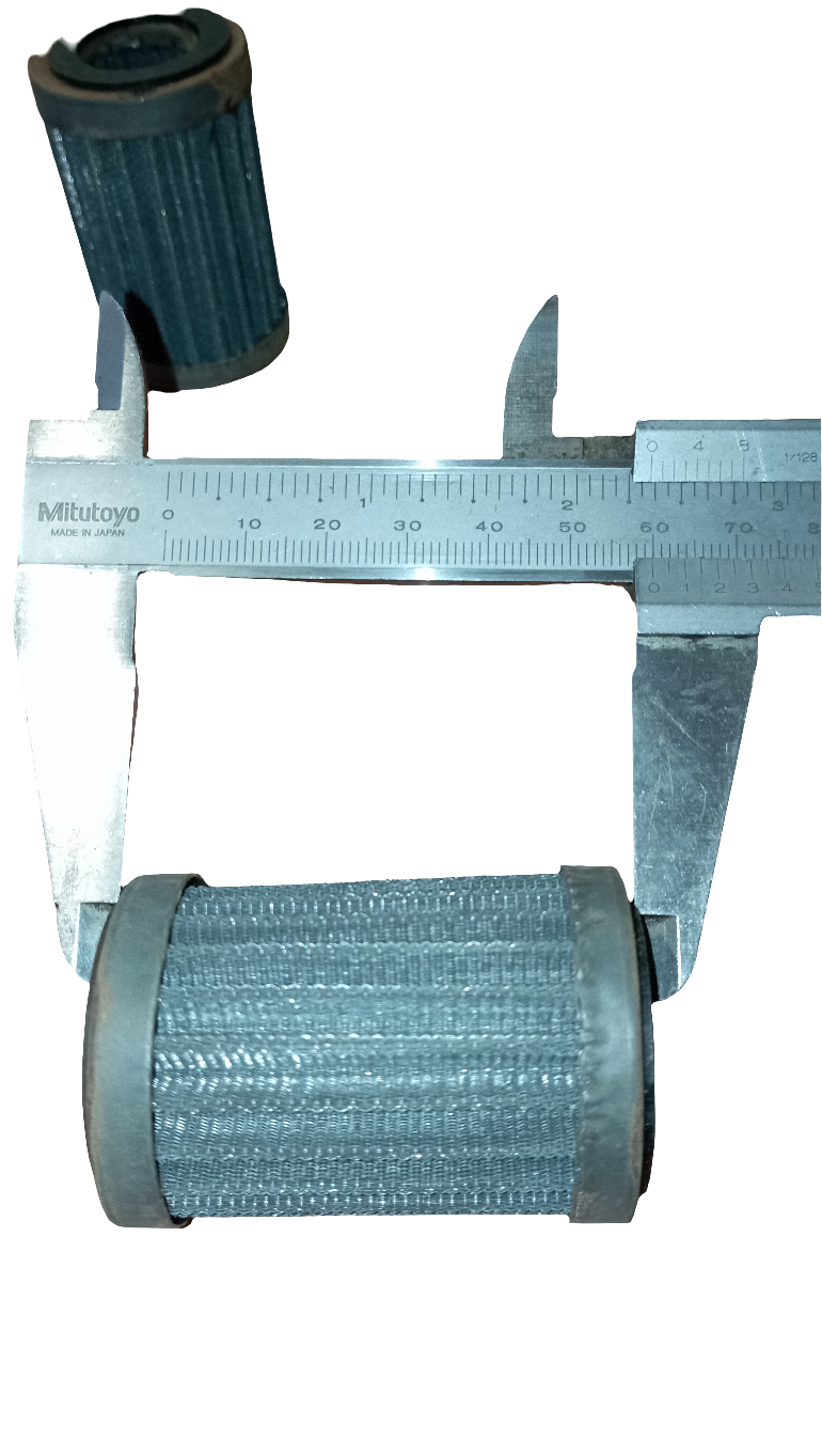 Cartuccia filtro olio in acciaio inox per motori VM