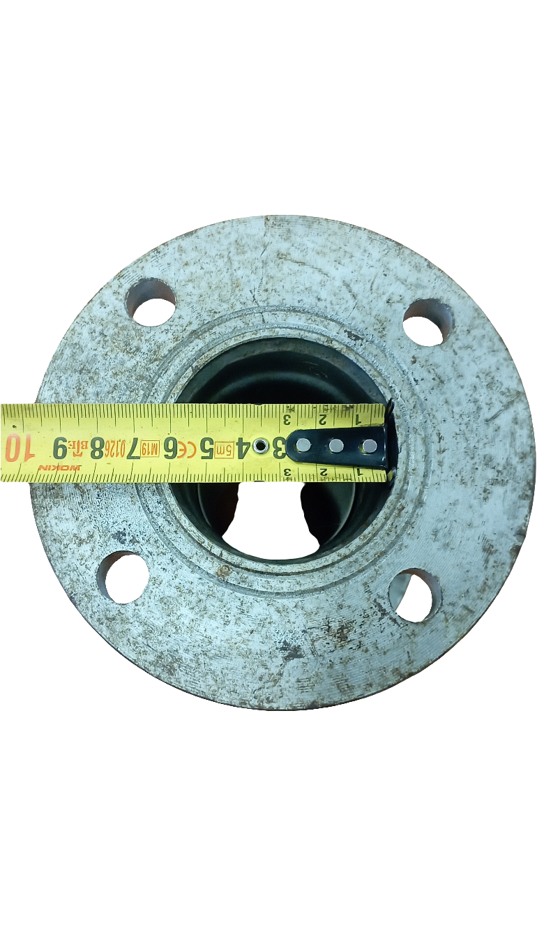 Compensatore di scarico, tronchetto di scarico in acciaio inox a 15 spire