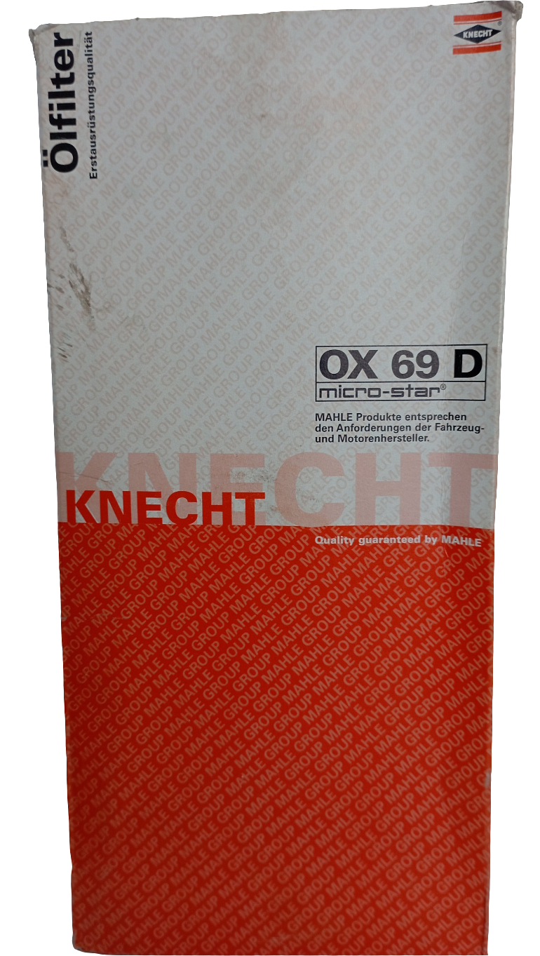 KNECHT MAHLE OX 69D Filtro olio
Cartuccia filtro