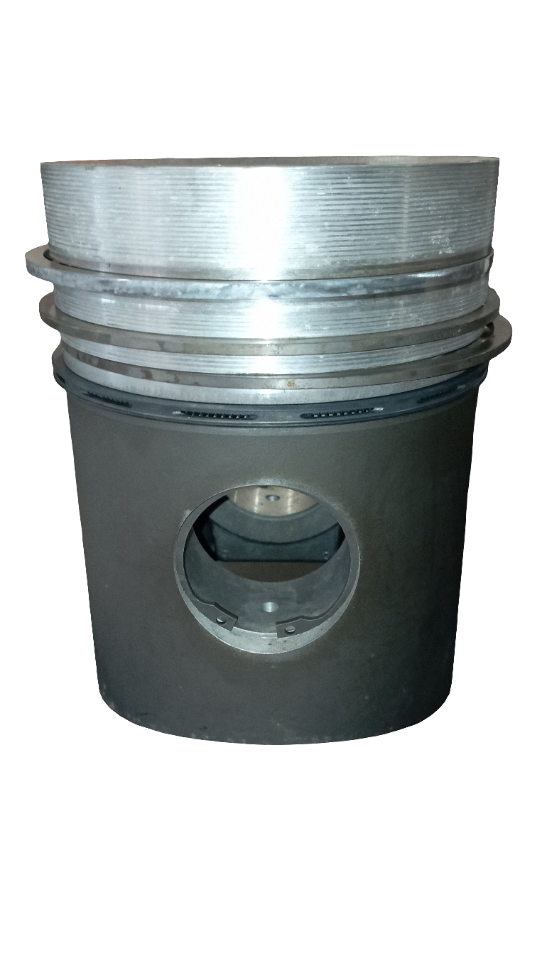 Pistone per motore DEUTZ 716 completo di fasce e anelli seeger