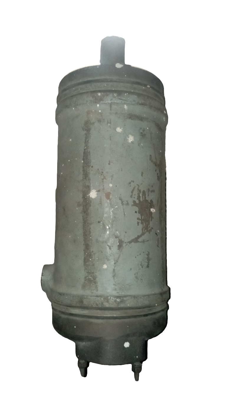 Fascio tubiero/scambiatore di calore comprensivo di cassa alloggio refrigerante e coperchi in bronzo