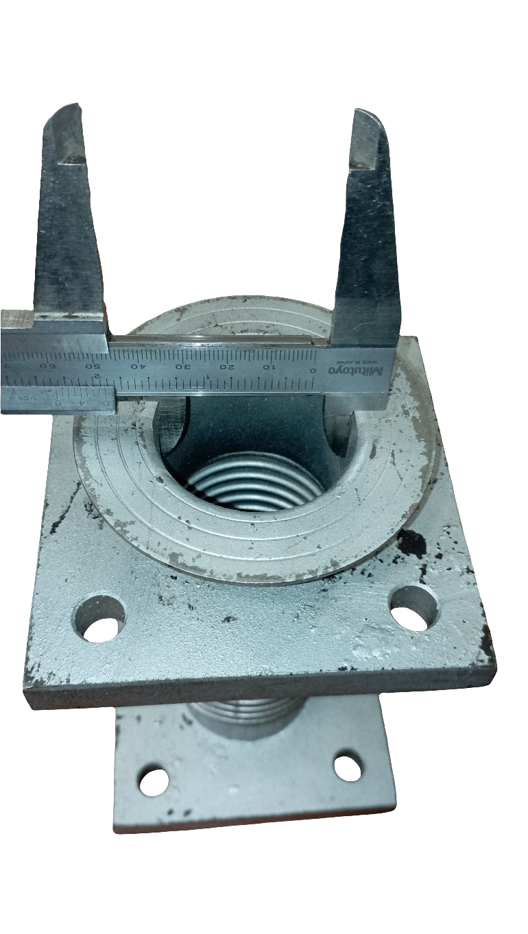 Compensatore di scarico, tronchetto di scarico a 15 spire