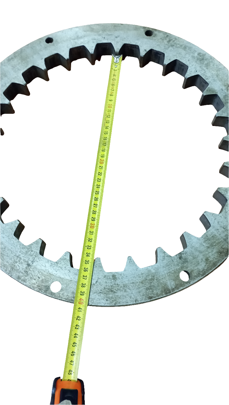 Flangia accoppiamento giunto fra invertitore e motore