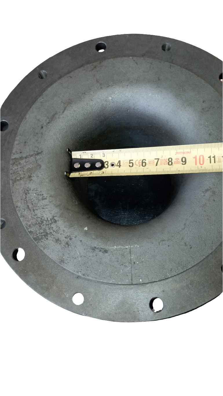 Flangia accoppiamento filtro turbina