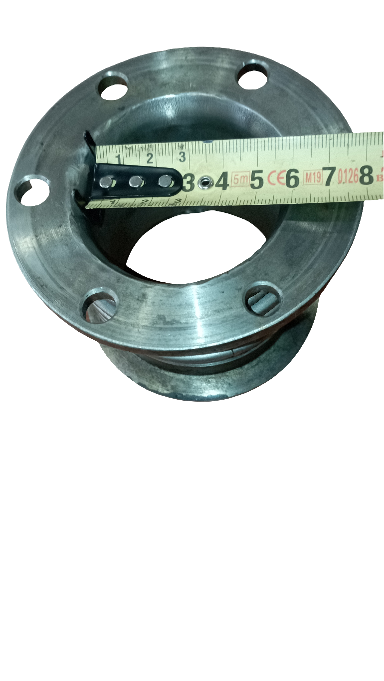 Soffietto compensatore, tronchetto di scarico in acciaio inox