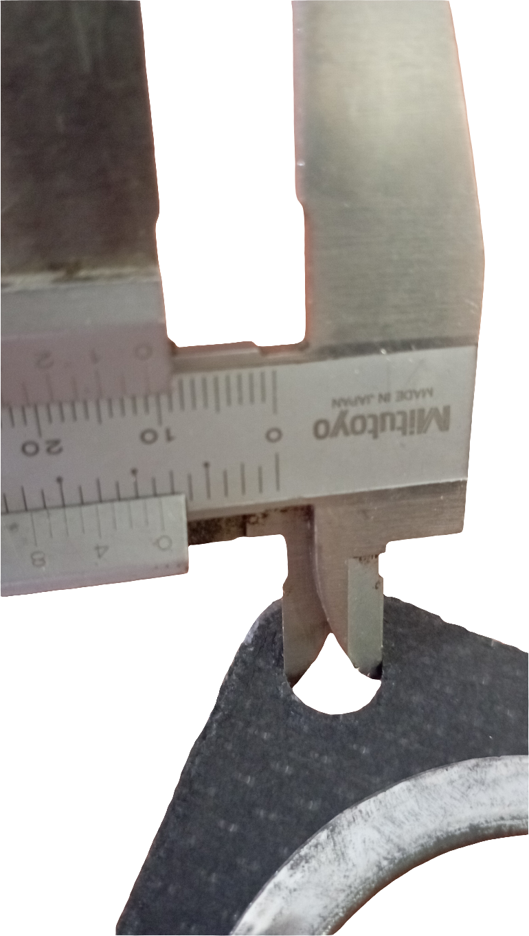 Guarnizione collettore di scarico per motori Isotta Fraschini serie 1700