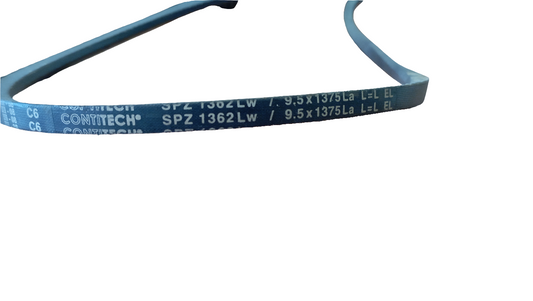 Cinghia trapezoidale SPZ 1362 liscia stretta  9.5x1375 La
