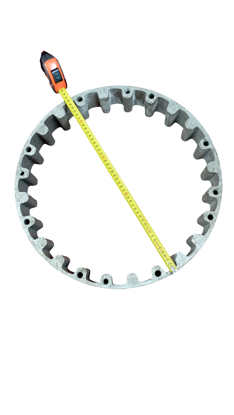 Flangia accoppiamento giunto fra invertitore e motore