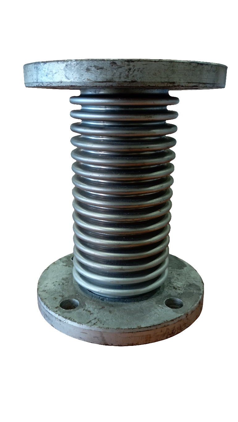 Compensatore di scarico, tronchetto di scarico in acciaio inox a 15 spire