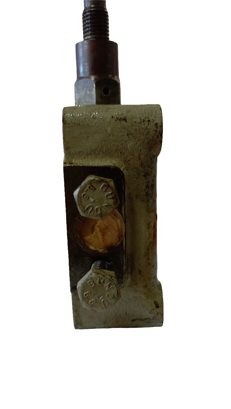 Testata per bombola aria completa di asta comando e volantino MWM DEUTZ