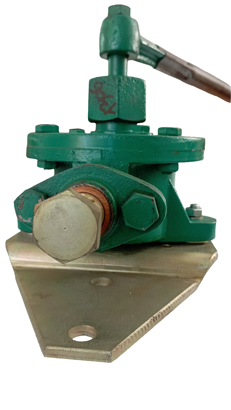 Pompa manuale per sostituzione olio motori Isotta Fraschini serie 1300