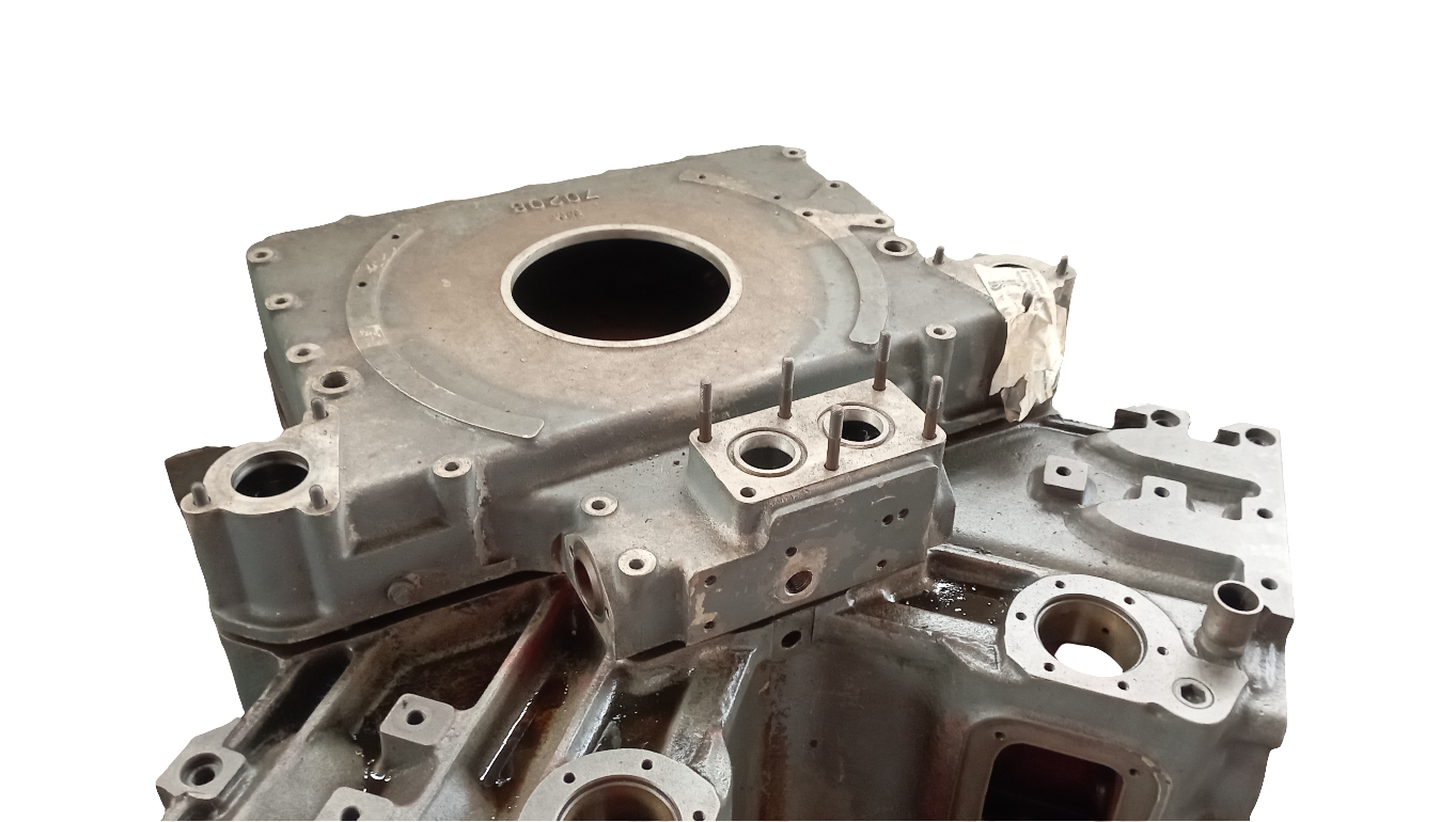 Incastellatura (monoblocco) motori Isotta Fraschini serie ID36 8 cilindri