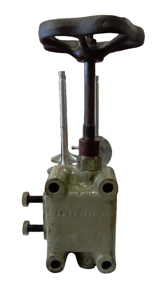 Testata per bombola aria completa di asta comando e volantino MWM DEUTZ